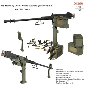 1/16 1/35 Scale M2 Browning Cal.50