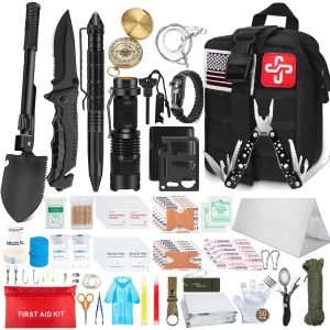 238Pcs Emergency Survival Kit,  Tent for Earthquake