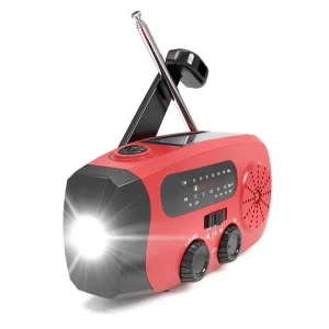 Phone Charger  LED Lights Solar Hand Crank Radio